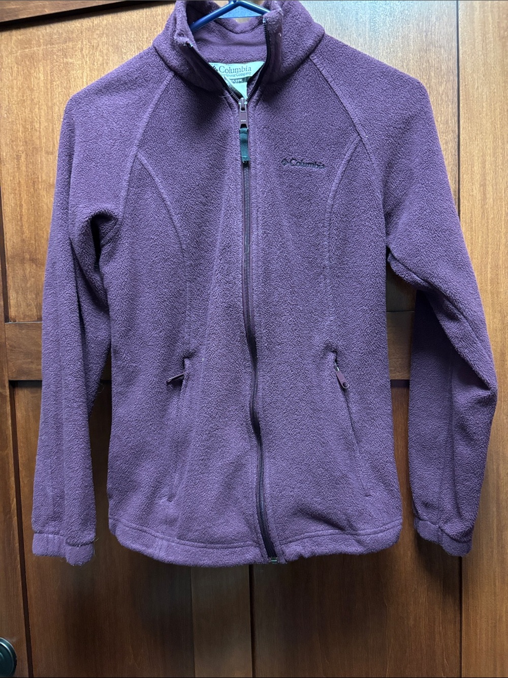 Columbia Purple Full-Zip Fleece Jacket